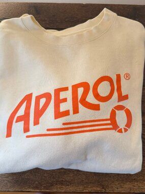 Aperol Sweatshirt, US Open Tennis Collection, White, XL, New